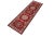Bohemian Super Kazak Red/Beige Wool Runner - 2'9'' X 9'8'' For Sale In New York - Image 6 of 8