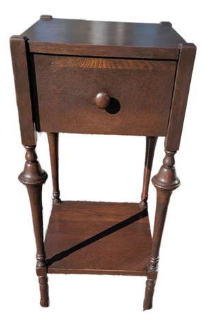 Antique Mission Arts & Crafts Side Table Humidor Nightstand