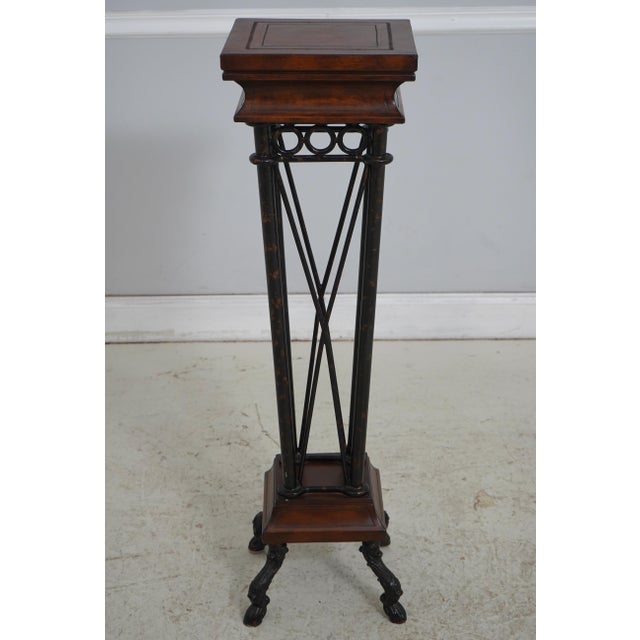 Age: Approx: 20 Years Old Details: Quality Tooled Leather Surfaces Metal Legs & Supports Un-Marked As To Manufacture...