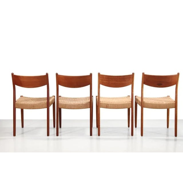 Mid-Century Modern Teak Chairs by Marten Franckena for Fristho, 1960s, Set of 4 For Sale - Image 3 of 8