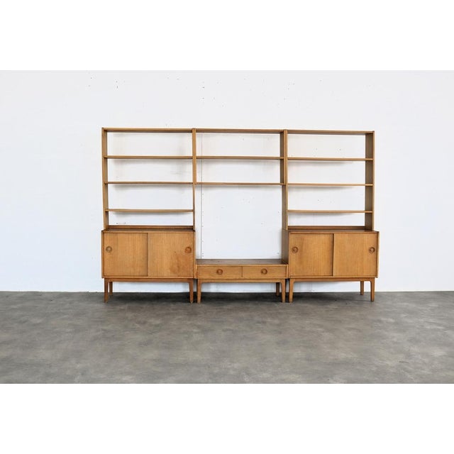 Wood Vintage Swedish Wall Unit, 1960s For Sale - Image 7 of 9