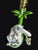 Vintage Italian Majolica Monkeys With Palm Tree Table Lamp For Sale - Image 11 of 16