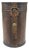 Antique Edwardian English Leather Spirits Bottle Travel Case / Box / Antique Bar Decor For Sale