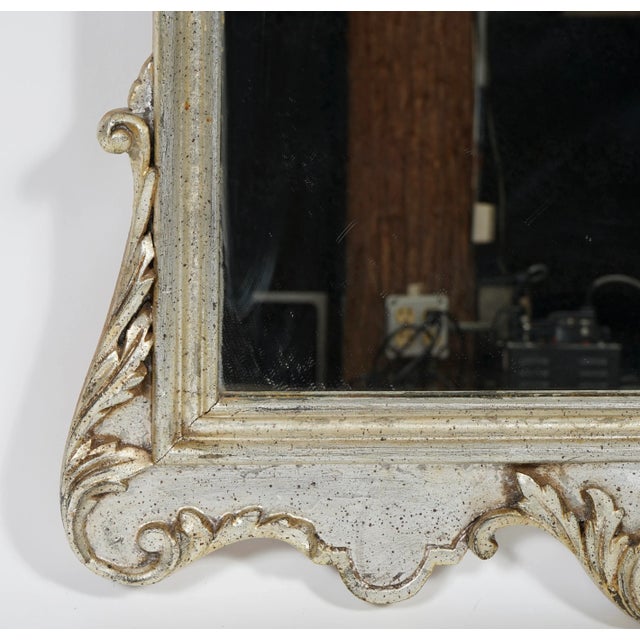 Vintage Italian Rococo Style Wall Mirror For Sale - Image 4 of 10