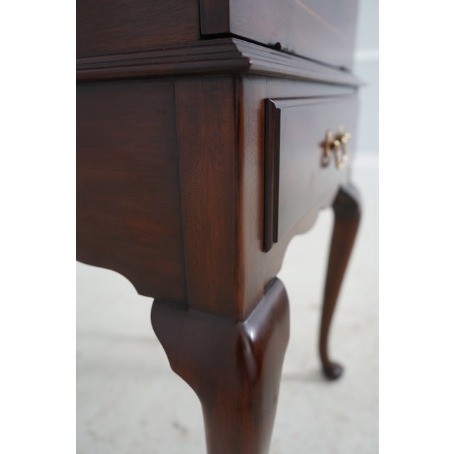 Henkel Harris Mahogany Fall Front Silver Chest For Sale - Image 12 of 18
