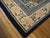Early 20th Century 1920s Ivory Blue Medallion Antique Chinese Peking Rug 4'4" X 5'10" Handknotted Wool Carpet For Sale - Image 5 of 5