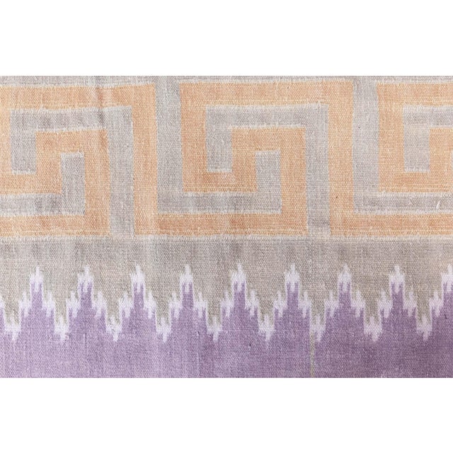 Vintage Indian Dhurrie Rug Doris Leslie Blau For Sale - Image 4 of 10