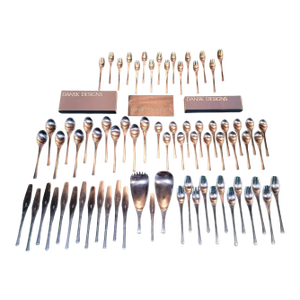 Stainless Flatware Set by Jens Quistgaard for Dansk 72 Pieces