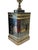 Black Mid 20th Century Pair Frederick Cooper Style Black Chinoiserie English Tin Tea Caddy Lamps With Original Shades For Sale - Image 8 of 18