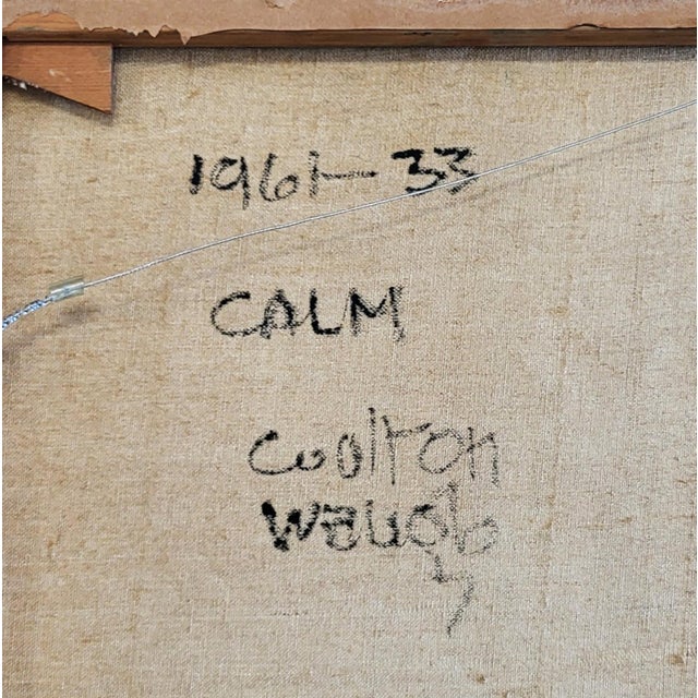 Vintage American Cape Cod Sailboat Oil Painting by Coulton Waugh For Sale - Image 14 of 16