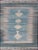 2020s Modern Tribal Kilim in Shades of Blue's and Gray's For Sale - Image 12 of 12