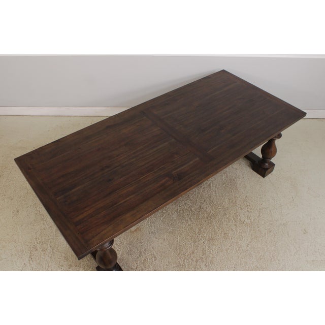 2010s Restoration Hardware Large Farm Dining Room Table For Sale - Image 5 of 14