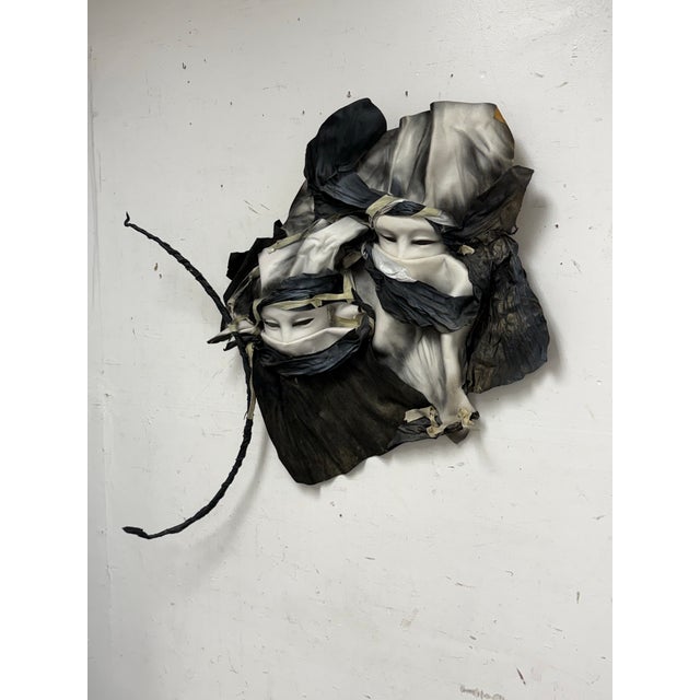 Design Plus Gallery presents a Handmade Leather Art Mask from Dominique Caron. This one-of-a-kind abstract sculptural work...