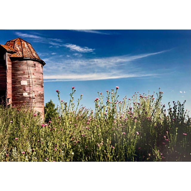 1990s Maxwell Mackenzie, Farm Summer Landscape, Large Panoramic Vintage Color Photograph Signed Photo, 1993 For Sale - Image 5 of 7