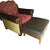 1980s Luxury Reinvented: The Ricardo Chair and Ottoman Set by King Hickory For Sale In Raleigh - Image 6 of 12