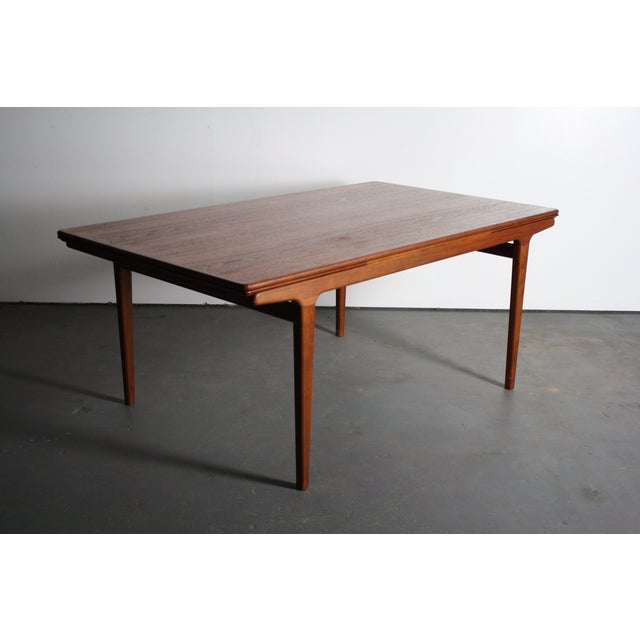 Mid-Century Modern Arne Vodder Teak Danish Modern Extension Table For Sale - Image 3 of 5