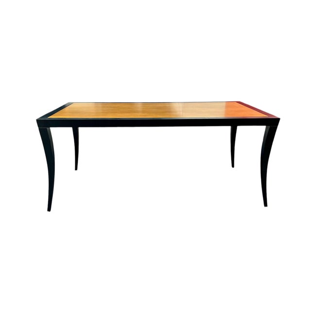 2000 - 2009 Hickory Chair Modern Saber Leg Dining Table or Desk W/ Saber Leg - James River For Sale - Image 5 of 5