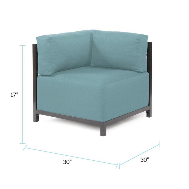 Axis Corner Chair Sterling Breeze Titanium Frame For Sale In Chicago - Image 6 of 7