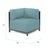 Axis Corner Chair Sterling Breeze Titanium Frame For Sale In Chicago - Image 6 of 7