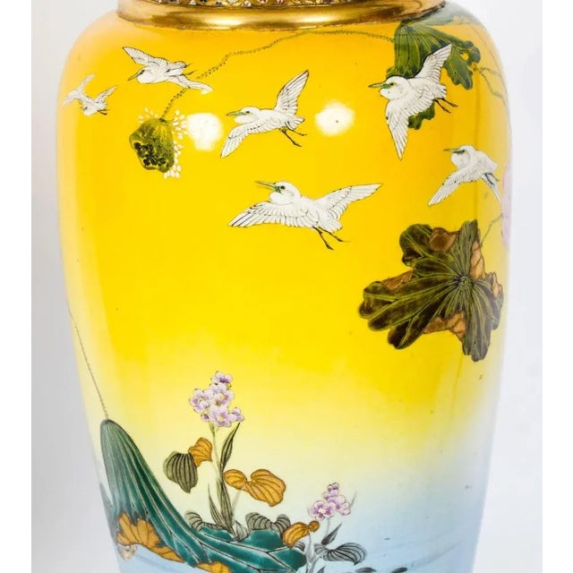 Antique Japanese Satsuma Taizan Vases, 1800s, Set of 2 For Sale - Image 10 of 18