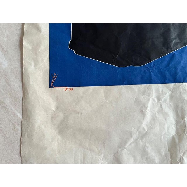 Large Advertising Stove Heating Super Norma Poster, 1930s For Sale - Image 6 of 7