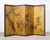 Mid 20th Century Japanese Showa Four Panel Screen Pair of Karashishi Foo Dogs For Sale - Image 11 of 18