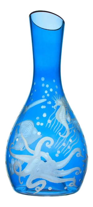 ARTEL Sea Life Frutti Di Mare I Wine Carafe Decanter in Azure