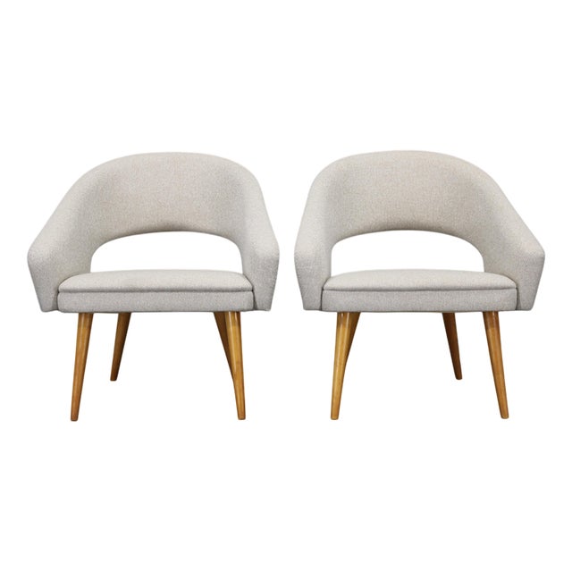 Set of Shell Chairs, Czechoslovakia, 1960s For Sale