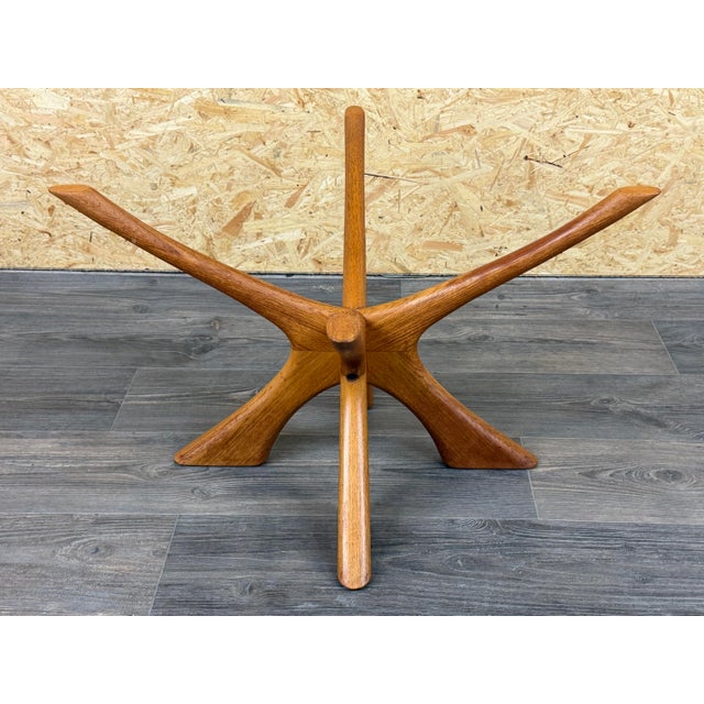 Teak Coffee Table T118 Glass by Illum Wikkelso for Niels Eilersen, 1970s For Sale - Image 15 of 18