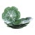 Vintage Mid-Century Modern Bordallo Pinheiro Cabbage Majolica Green Dinner Plate - Set of 4 For Sale
