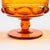 Indiana Glass Kings Crown Amber Coupe Glasses - Set of 4 For Sale In San Francisco - Image 6 of 8