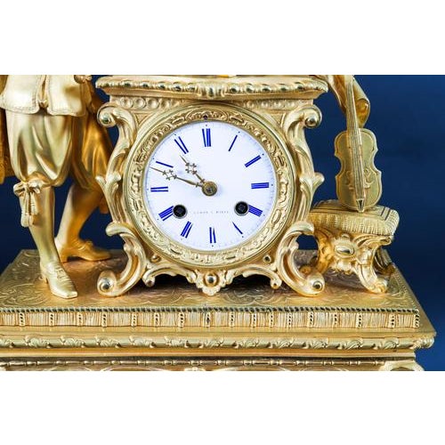 Antique 19th Century French Sevres Ormolu Mantel Clock from Leroy Paris For Sale - Image 5 of 18