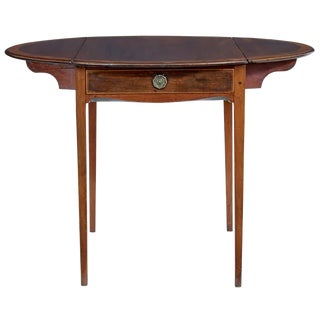 19th Century Late Regency Mahogany Pembroke Table, 1825 For Sale