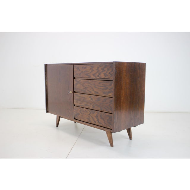 Wood Mid-Century Sideboard attributed to Jiří Jiroutek, 1960s For Sale - Image 7 of 18