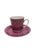 Vintage Polish Cup and Saucer from Ćmielów Pottery, 1970s, Set of 2, in Worn conditions. Designed 1970 to 1979
