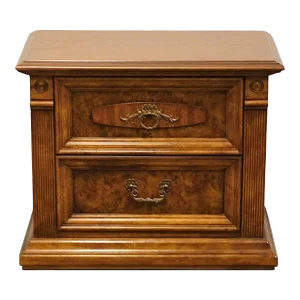 Stanley Furniture Italian Neoclassical Tuscan Style 28" Two Drawer Nightstand 9113-80
