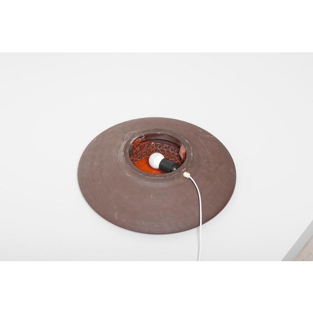 Red Flower Wall Lamp in Ceramics, 1960s For Sale - Image 11 of 12