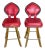 Pair of Vintage Late 90s Y2k Las Vegas Sahara Casino Chairs Bar Stools Man Cave For Sale