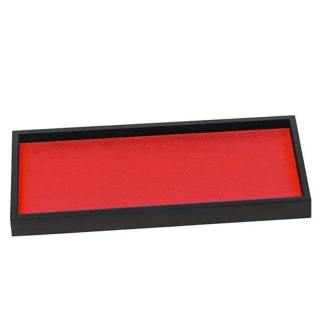 Wood Mondrian Trays from Pacific Compagnie Collection, Set of 5 For Sale - Image 7 of 10