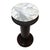 Victorian Victorian Classical Melon Ribbed Mahogany Marble Top Sculpture Pedestal C1900 For Sale - Image 3 of 9