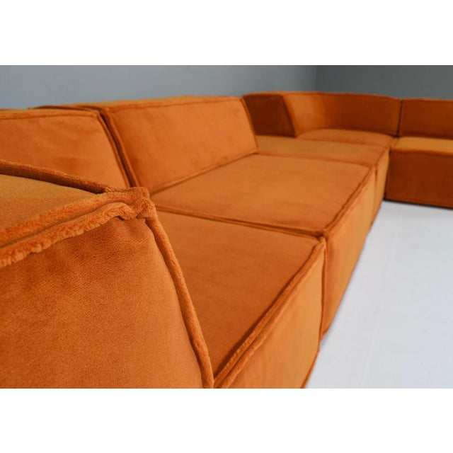 Orange COR Trio Sectional Sofa, 1970s, Set of 9 For Sale - Image 11 of 18