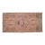 1960s Front of Bath Sink Rug Hand Made Kitchen Mat Muted Color Small Rug Laundry Room Decor - 1'10" X 3'7" For Sale