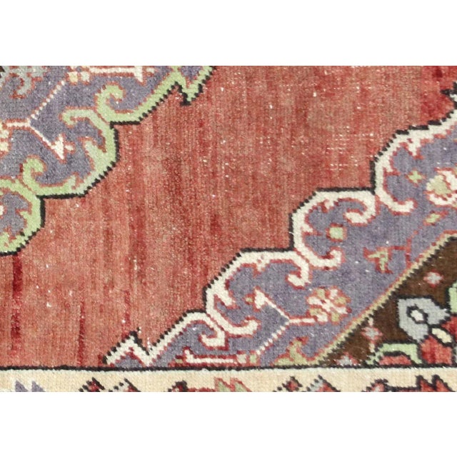 1960s Turkish Oushak Rug For Sale - Image 4 of 7
