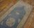 1980s Vintage Chinese Indian Geometric Knotted Hallway Runner Rug For Sale - Image 4 of 8