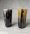Pair of Rustic European Horn Vases For Sale - Image 9 of 12