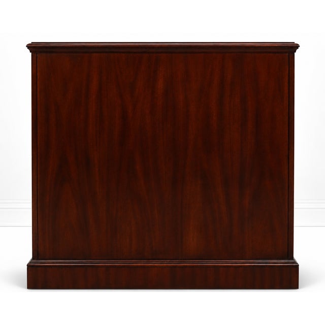 Henkel Harris Mahogany Bow Front Server For Sale - Image 17 of 18