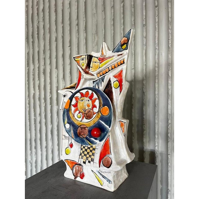 Artist schiavon (signed) italy 1960s h 52cm w 34cm d 15cm a striking statement piece with wonderful character and...