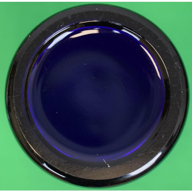 1930s Traditional Rockwell Silver Co Cobalt Blue C1930 Polo Match Cocktail For Sale In New York - Image 6 of 7