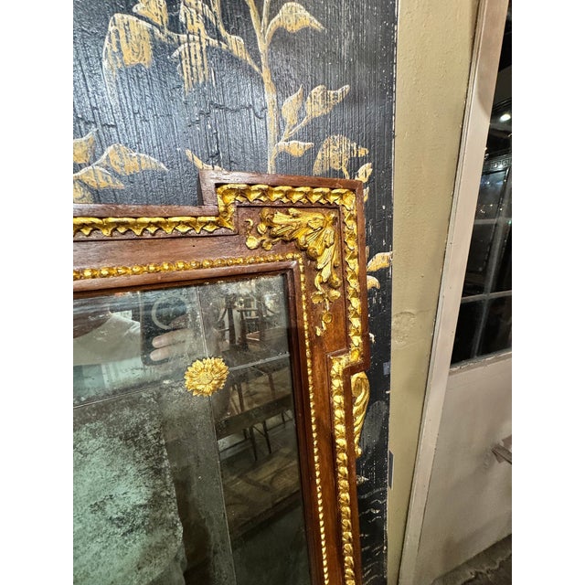19th C. French Walnut and Gilt Mirrors For Sale In Dallas - Image 6 of 10