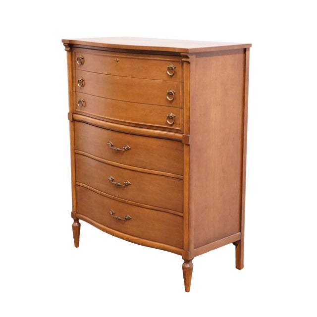 BASSETT FURNITURE Centura Collection Solid Cherry Traditional Neoclassical 38" Chest of Drawers 9-4132 48.5" High 38" Wide...